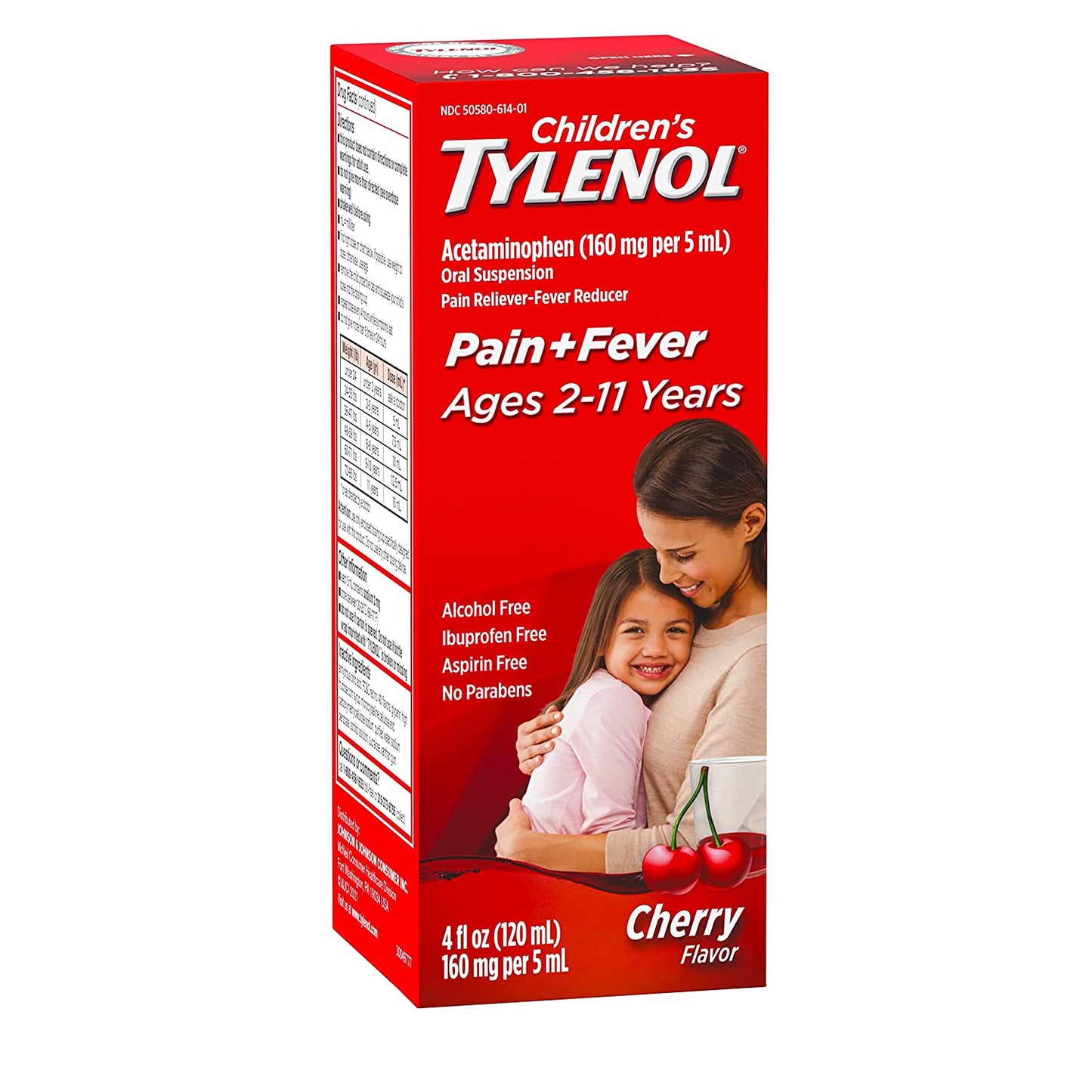 Children's Tylenol Oral Syrup Acetaminophen, Cherry, 4 fl. oz