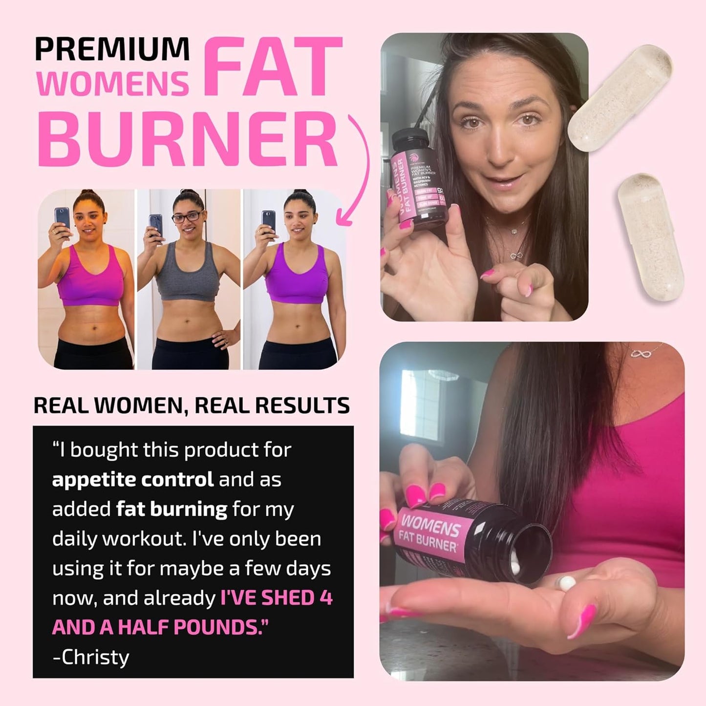 Fat Burners Weight Loss Pills for Belly Fat Raspberry Keto 120 (Pack of 2 unts)